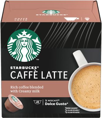Starbucks ® Caffe Latte kávové kapsle 12 ks