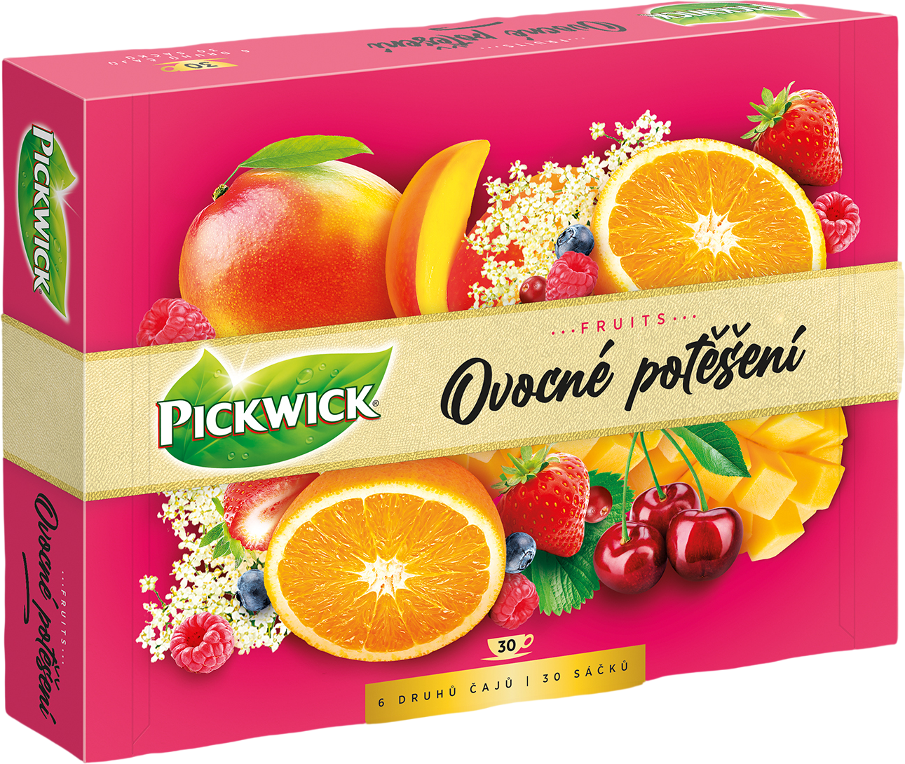 Pickwick Ovocné potěšení - Kolekce ovocných čajů 30 x 58 g