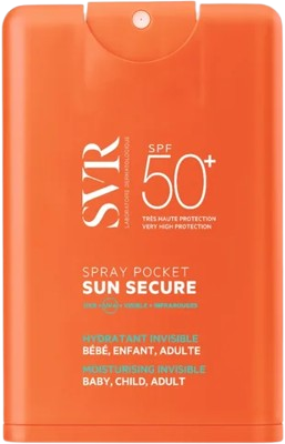 SVR Sun Secure Sprej do kapsy SPF50, 20 ml