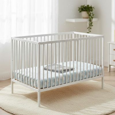 Petite&Mars Postýlka dřevěná Nela White Wood