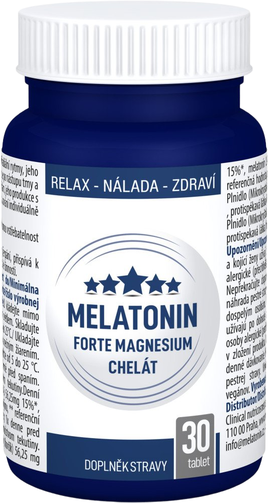 Clinical Melatonin Forte Magnesium chelát 30 tablet