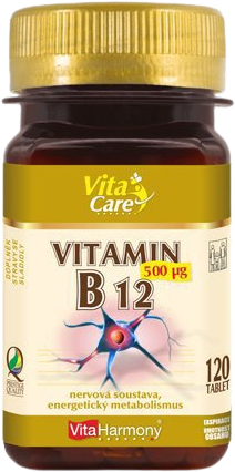 VitaHarmony Vitamin B12 okamžitý účinek 120 tablet