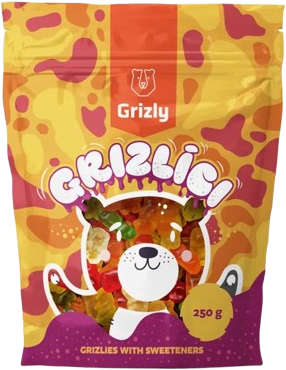 Grizly Grizlíci se stévií XXL 250 g