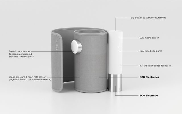 Withings Chytrý tlakoměr s EKG senzorem WPM04-all-Inter