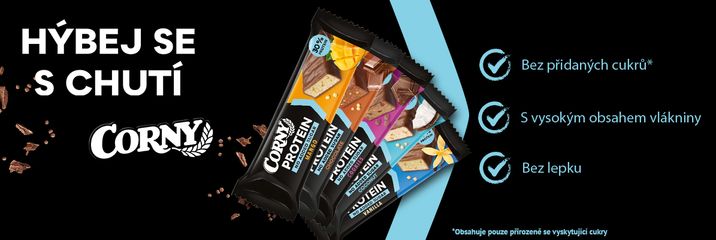 Corny Protein 30 % proteinová tyčinka vanilka 50 g