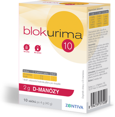 Blokurima 2 g D-manózy sáčky 10 ks