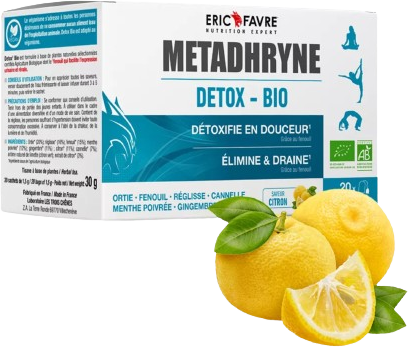Eric Favre METADHRYNE DETOX BIO TISANE Lemon 20 ks