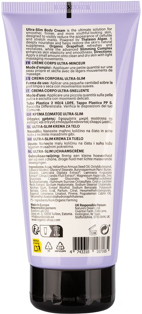 Organic Shop Thalasso Ultra-Slim Tělový krém s mořskými řasami 150 ml