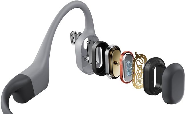 SHOKZ OpenSwim Pro sluchátka před uši 32GB - šedá