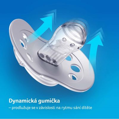 LOVI Dudlík s mini štítkem Wild Soul 0-3m silikonový dynamický, dívka 2 ks