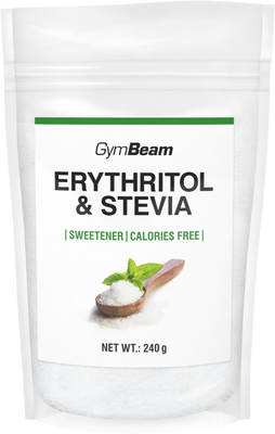 GymBeam Erythritol & Stévie sladidlo 240 g