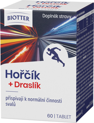 Biotter Hořčík + Draslík 60 tablet