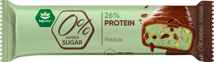 Topnatur Tyčinka proteinová pistácie 40 g