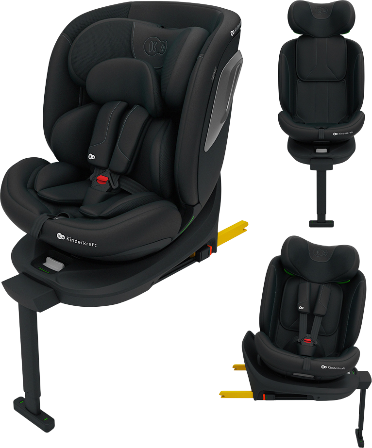 Kinderkraft Autosedačka i-360 2 Plus (40-150 cm) Black