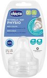 Chicco Savička na láhev Perfect 5/Well-Being fyziologický pomalý průtok 0m+, 2 ks