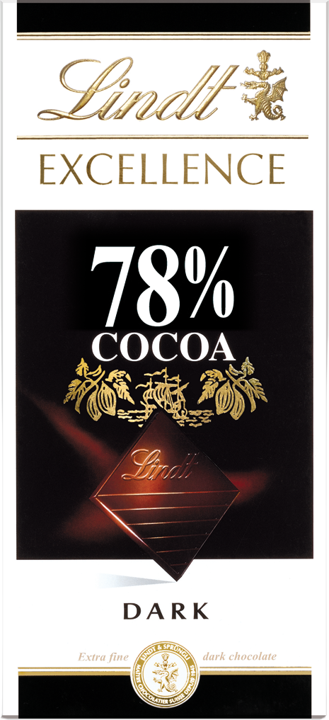 Lindt Čokoláda EXCELLENCE Extra hořká 78%, 100 g