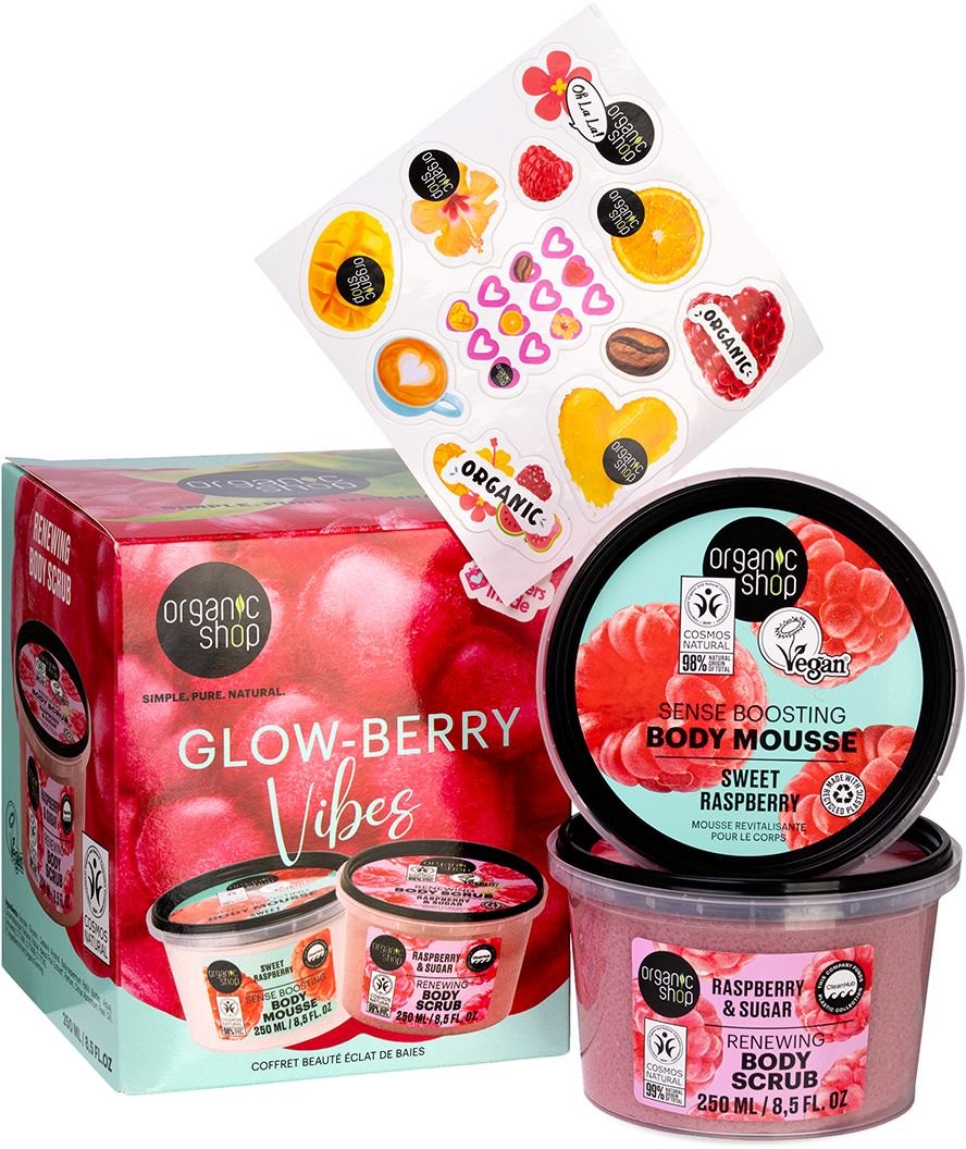 Organic Shop Glow-Berry Vibes Beauty Set 2 x 250 ml
