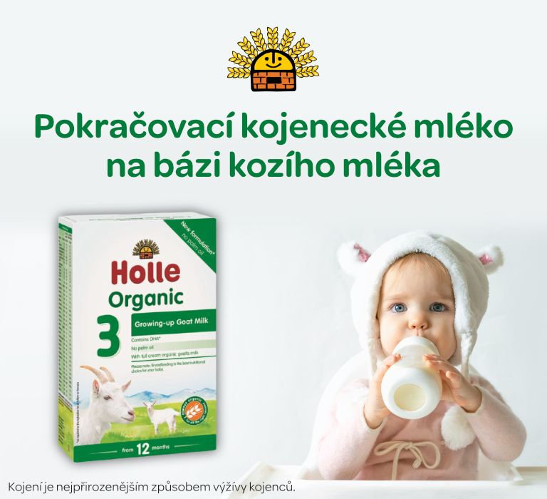 Holle Bio dětská mléčná výživa na bázi kozího mléka