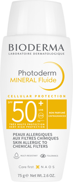 Bioderma Photoderm MINERAL fluid 50+, 75 g