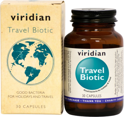 Viridian Travel Biotic 30 kapslí