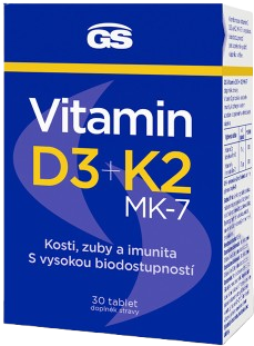 GS Vitamin D3+K2 30 tablet