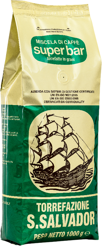 San Salvador Zrnková káva Super Bar 1 x 1 kg