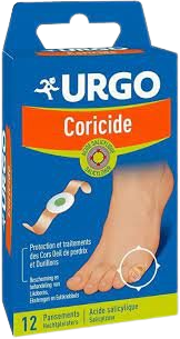 Urgo CORICIDE Náplast na kuří oka 12 ks