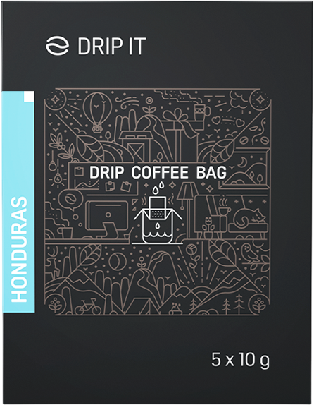 Drip it Káva ve filtru Honduras Las Capucas 5 x 10 g