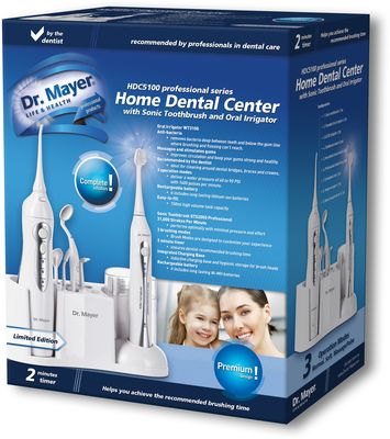Dr.Mayer Home dental center HDC5100 Ústní sprcha a sonický kartáček 12 ks