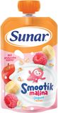 Sunar Smootík dětská kapsička malina, jogurt, ovesné vločky 12m+ 120 g