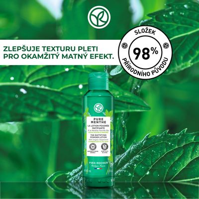 Yves Rocher Tonikum s okamžitým zmatňujícím účinkem 150 ml