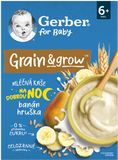 Gerber Mléčná kaše Na noc pšenično-ovesná banán a hruška - Expirace 03/26 200 g