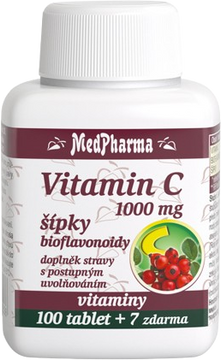 MedPharma Vitamín C 1000mg s šípky 107 tablet