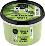 Organic Shop Povzbuzující tělový peeling Bambus a mořská sůl 250 ml