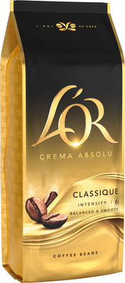 L´Or Káva Crema Absolut CLASSIQUE zrnková káva