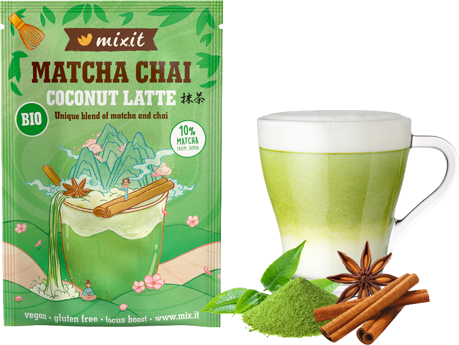 Mixit BIO Matcha Chai Coconut Latte 125 g