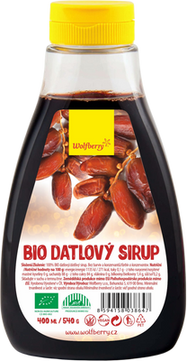 Wolfberry Datlový sirup BIO 400 ml