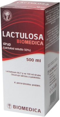 Biomedica Lactulosa 667 mg sirup 500 ml
