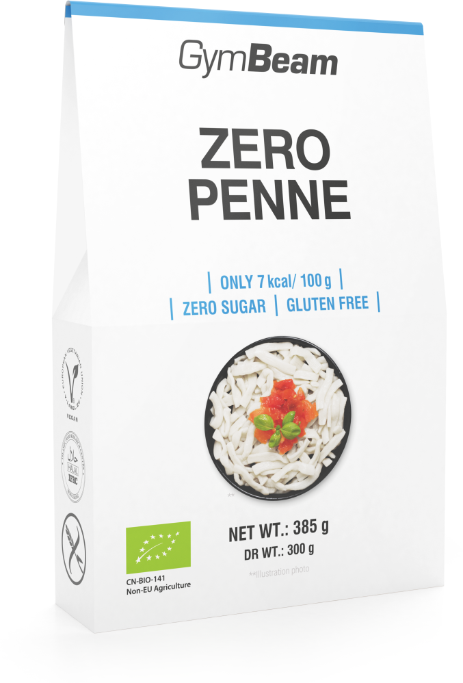 GymBeam BIO ZERO Penne 385 g