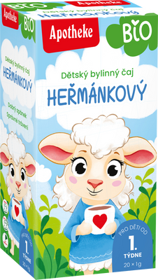 Apotheke Dětský čaj BIO heřmánkový 20 x 1 g