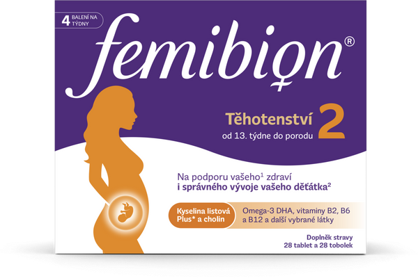 Femibion 2 Těhotenství 28 tablet + 28 tobolek