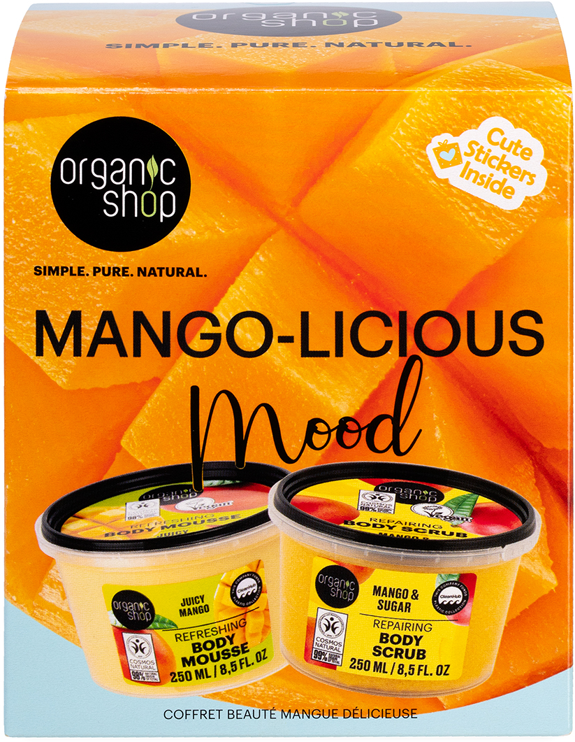 Organic Shop Mango-licious Mood Beauty Set 2 x 250 ml
