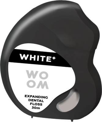 Woom WHITE+ Expandující zubní nit 30 m