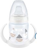 Nuk FC Lahvička na učení s kontrolou teploty, bílá 150 ml