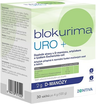 Blokurima URO+ 2g D-manózy sáčky 30 x 4 g