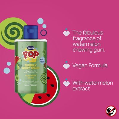 Chicco Gel sprchový Pop Watermelon splash 300 ml