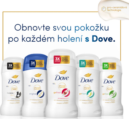 Dove Fresh Care Tuhý antiperspirant 50 ml