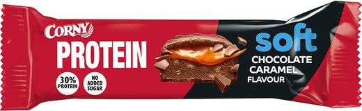 Corny Protein SOFT, Čokoláda - karamel 45 g