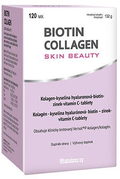 Vitabalans Biotin Collagen Skin Beauty 120 tablet