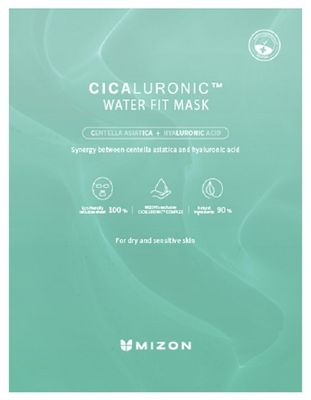 Mizon Cicaluronic water fit veganská maska 24 g